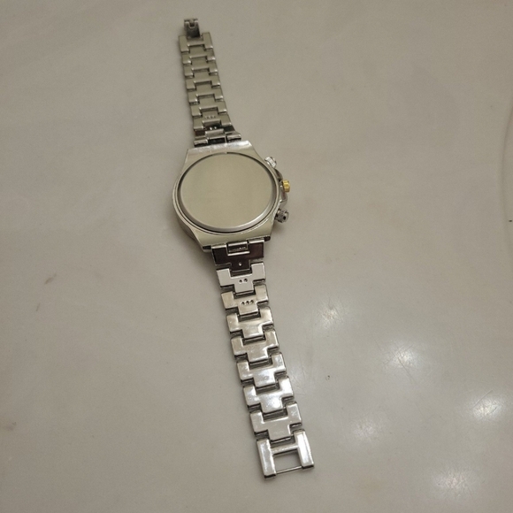 Men's Luxury Iced Crystal Rainbow Inlaid Simulated Diamond Steel Quart Watch - Picture 8 of 10